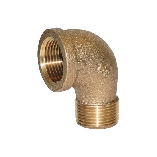 0.375 in. x 0.375 in. Brass 90 Street Elbow