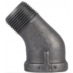 1 in. x 1 in. Iron 45 Street Elbow