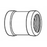 0.375 in. x 0.375 in. Iron Coupling