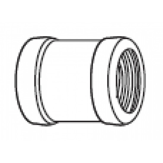 0.375 in. x 0.375 in. Iron Coupling