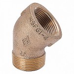 0.5 in. x 0.5 in. Brass 45 Street Elbow
