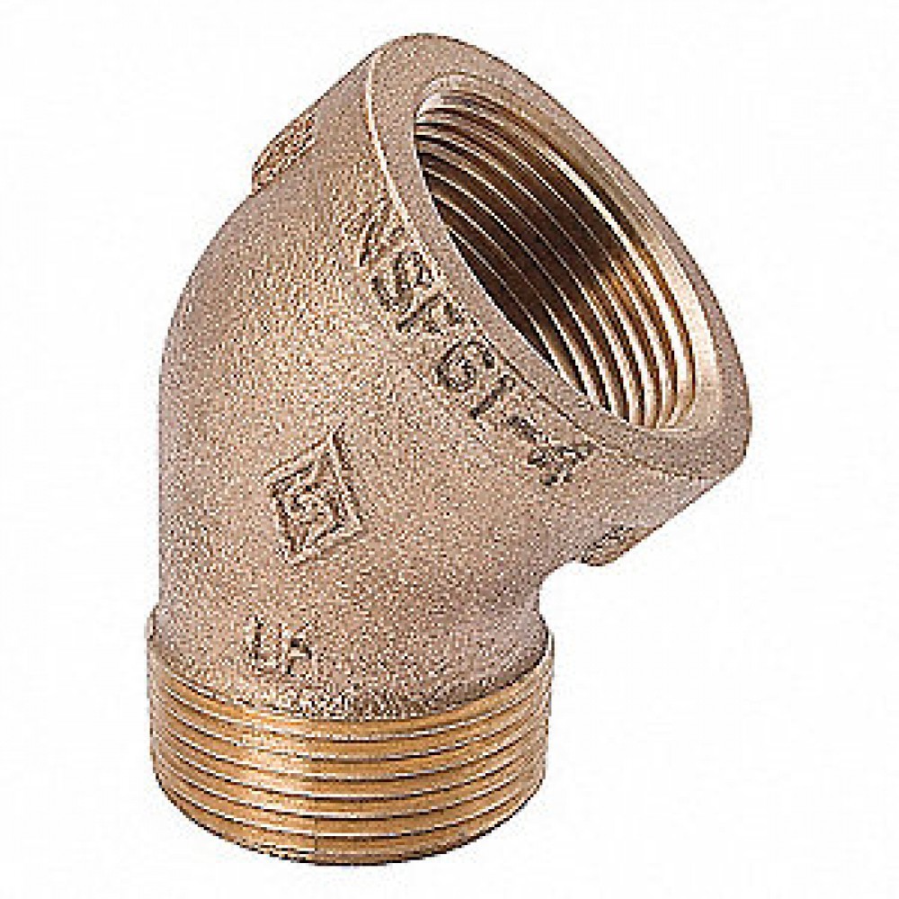 0.75 in. x 0.75 in. Brass 45 Street Elbow