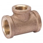 0.75 in. x 0.75 in. x 0.5 in. Brass Tee, AI-35940