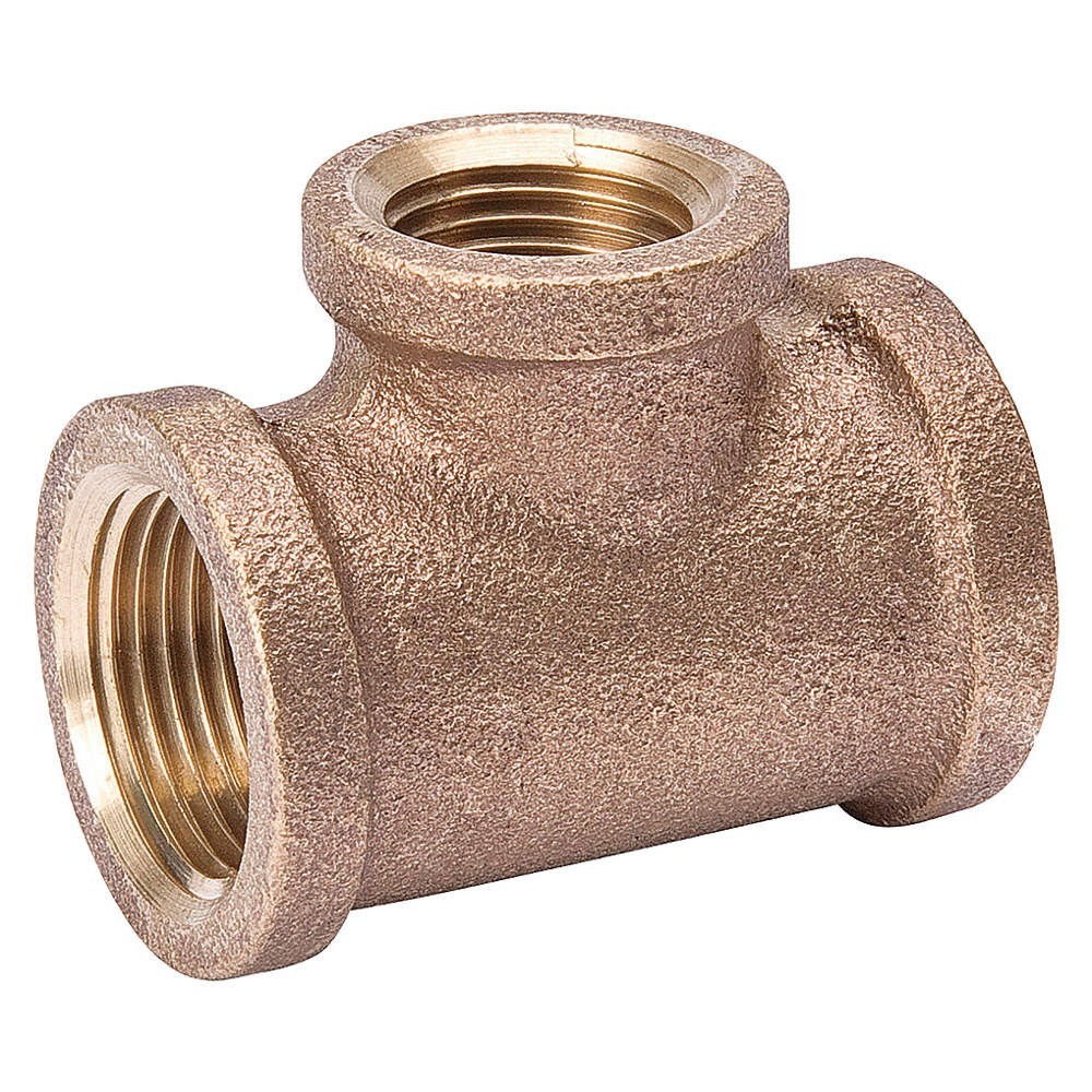 0.75 in. x 0.75 in. x 0.5 in. Brass Tee 0.75 in. x 0.75 in. x 0.5 in. Brass Tee