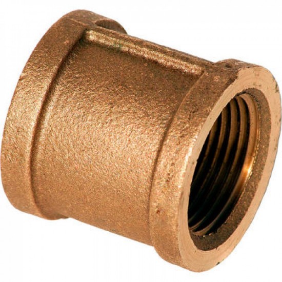 0.375 in. x 0.375 in. Brass Coupling