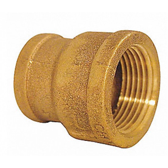 1 in. x 0.75 in. Brass Coupling