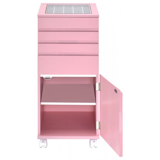 ACME Nariah Jewelry Armoire, Pink