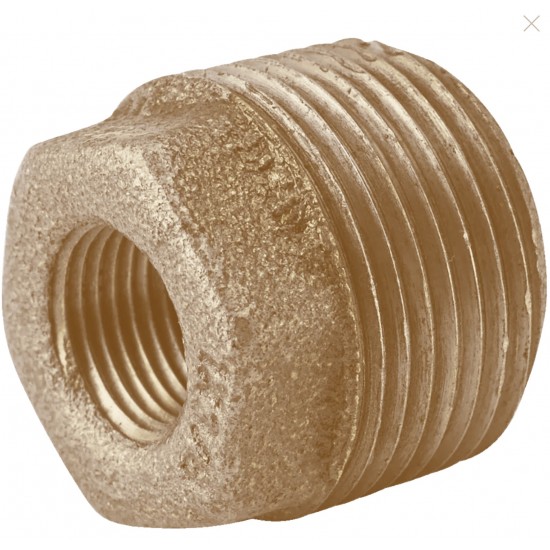 1 in. x 0.375 in. Brass Bushing