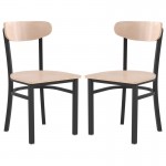 Flash Furniture Wright 2PK Natural Dining Chair 2-XU-DG6V5B-NAT-GG
