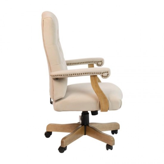 Flash Furniture Derrick Ivory High Back Fabric Chair 802-IV-GG