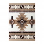 Flash Furniture Mohave Collection 5x7 Rustic Ivory Area Rug ACD-RG180-57-IV-GG