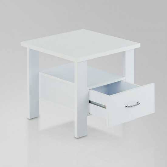 ACME Delano Night Table, White