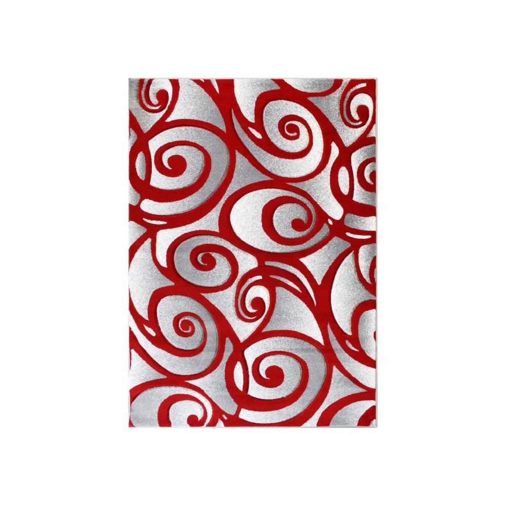 Flash Furniture Willow Collection Red 5' x 7' Area Rug ACD-RG241-57-RD-GG