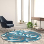 Flash Furniture Turquoise Rug ACD-RG241-66-TQ-GG