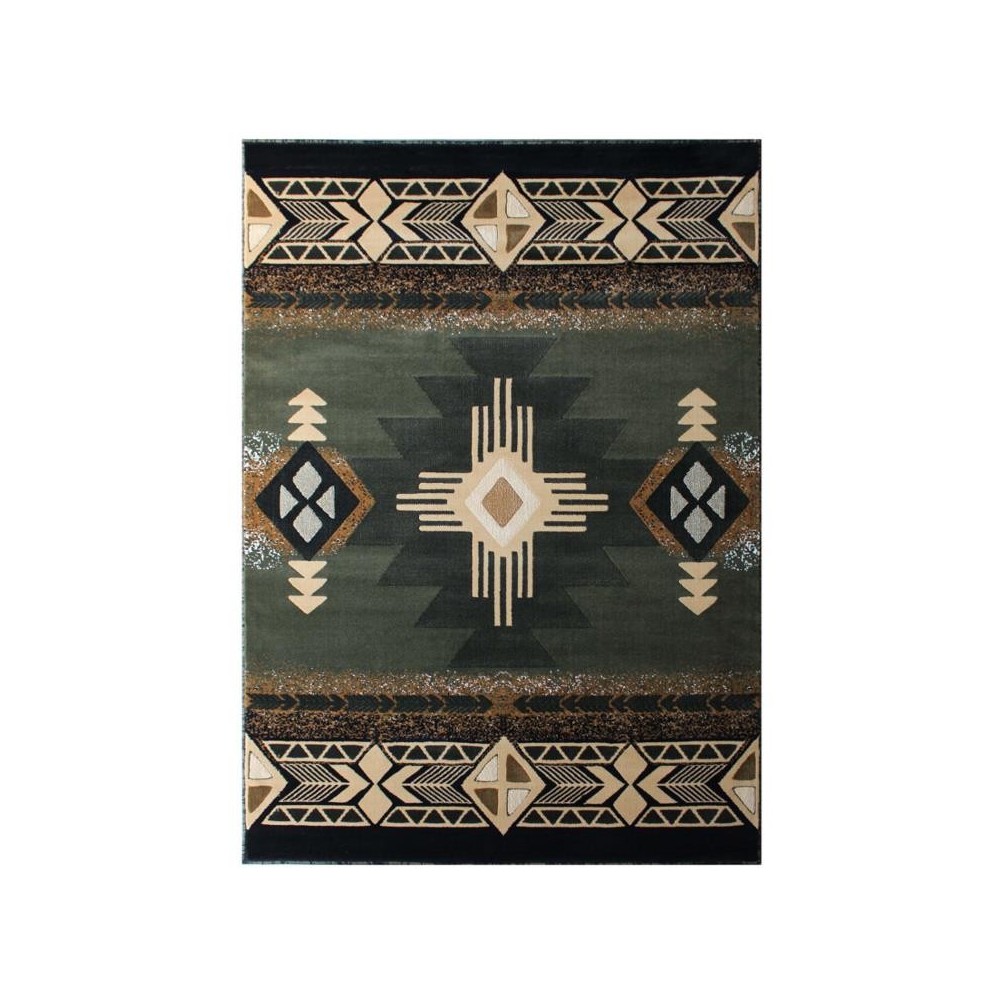 Flash Furniture Mohave Collection 5x7 Rustic Sage Area Rug ACD-RG2-57-SG-GG Flash Furniture Mohave Collection 5x7 Rustic Sage Area Rug ACD-RG2-57-SG-GG
