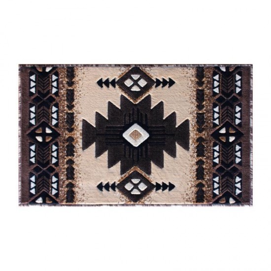 Flash Furniture Mohave Collection 2x3 Rustic Brown Area Rug ACD-RG611-23-BN-GG