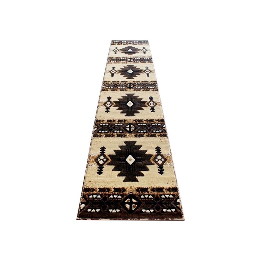 Flash Furniture Mohave Collection 2x10 Rustic Brown Area Rug ACD-RG784-210-BN-GG Flash Furniture Mohave Collection 2x10 Rustic Brown Area Rug ACD-RG784-210-BN-GG