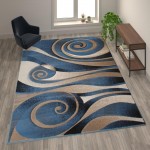 Flash Furniture Blue Rug ACD-RG8AS8-811-BL-GG