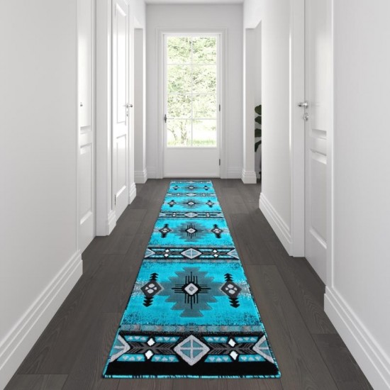 Flash Furniture Turquoise Rug ACD-RGC318-211-TQ-GG