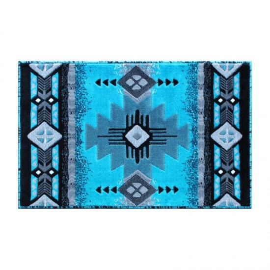 Flash Furniture Turquoise Rug ACD-RGC318-23-TQ-GG