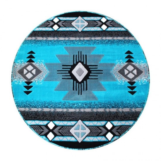 Flash Furniture Turquoise Rug ACD-RGC318-55-TQ-GG