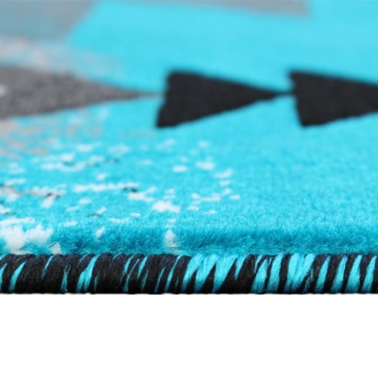 Flash Furniture Turquoise Rug ACD-RGC318-69-TQ-GG