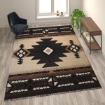 Flash Furniture Brown Rug ACD-RGKGYH-810-BN-GG