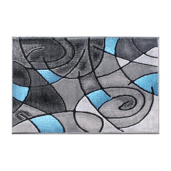 Flash Furniture Jubilee Collection Blue 2' x 3' Accent Rug ACD-RGTRZ860-23-BL-GG