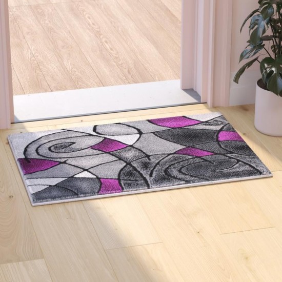 Flash Furniture Purple Rug ACD-RGTRZ860-23-PU-GG