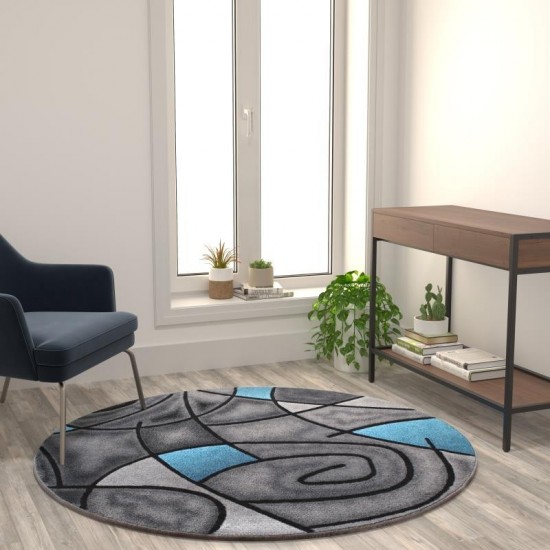 Flash Furniture Blue Rug ACD-RGTRZ860-55-BL-GG