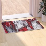 Flash Furniture Rylan Collection Red 2x3 Abstract Area Rug ACD-RGTRZ863-23-RD-GG