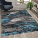 Flash Furniture Blue Rug ACD-RGTRZ863-57-BL-GG