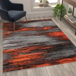 Flash Furniture Orange Rug ACD-RGTRZ863-57-OR-GG