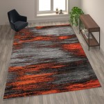 Flash Furniture Orange Rug ACD-RGTRZ863-810-OR-GG