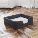 Flash Furniture Cooper Gray 25x20 Memory Foam Dog Bed AJ-ORTHO-00188-GY-GG