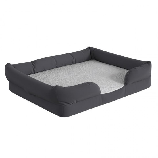 Flash Furniture Cooper Gray 36x28 Memory Foam Dog Bed AJ-ORTHO-00189-GY-GG