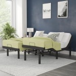 Flash Furniture Selene Split King Adjustable Bed Base AL-DM0201-SPK-GG