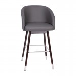 Flash Furniture Margo Gray LeatherSoft 30" Barstool AY-1928-30-GY-GG