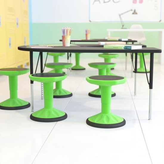 Flash Furniture Carter Green Kids Active Flex Stool AY-9001S-GN-GG