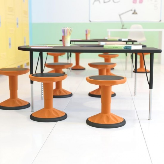 Flash Furniture Carter Orange Kids Active Flex Stool AY-9001S-OR-GG