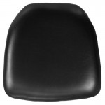 Flash Furniture Louise Black Vinyl Cushion BH-BK-HARD-VYL-GG