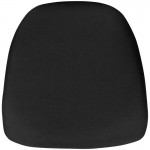 Flash Furniture Louise Black Fabric Cushion BH-BLACK-HARD-GG