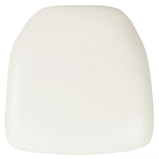 Flash Furniture Louise White Vinyl Cushion BH-WH-HARD-VYL-GG