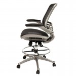 Flash Furniture Waylon Black Mesh Drafting Chair BL-LB-8801X-D-BK-GR-GG