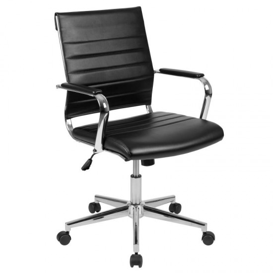 Flash Furniture Lake Cherry Oval Conference Set BLN-6GCCHR595M-BK-GG