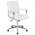 Flash Furniture Stiles White Desk, Chair, Cabinet Set BLN-NAN219AP595M-WH-GG