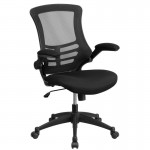 Flash Furniture Stiles Black Desk, Chair, Cabinet Set BLN-NAN21APX5L-BK-GG