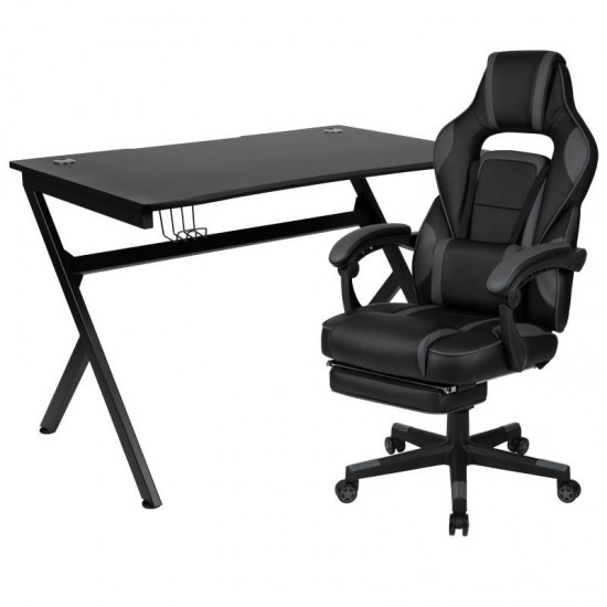 Flash Furniture Optis Black Gaming Desk & Chair Set BLN-X40D1904-BK-GG