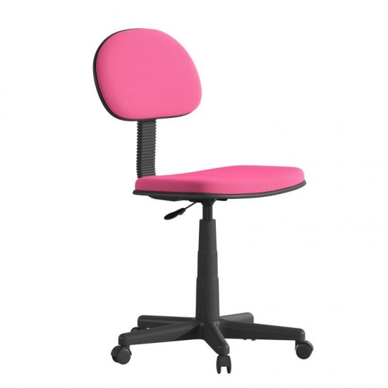 Flash Furniture Harry Dark Pink Low Back Task Chair BT-698-DKPINK-GG