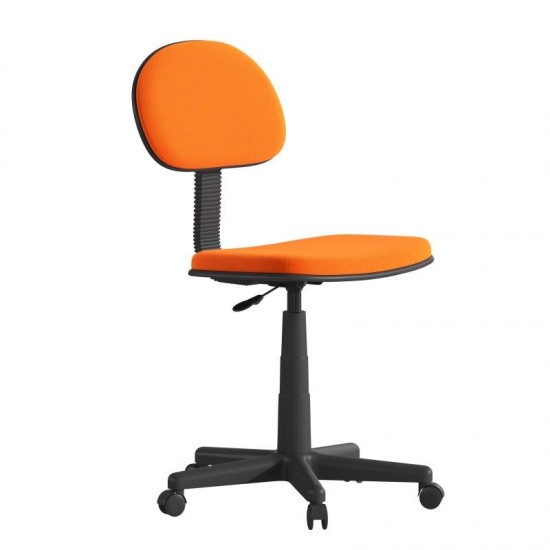 Flash Furniture Harry LT Orange Low Back Task Chair BT-698-LTORNG-GG